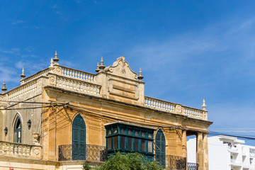 Obraz premium Antique city building in Valletta,Malta Europe