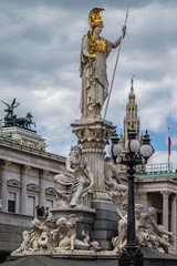 Fototapeta na wymiar Wien, Österreichisches Parlament