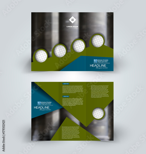brochure template business trifold flyer creative design trend for