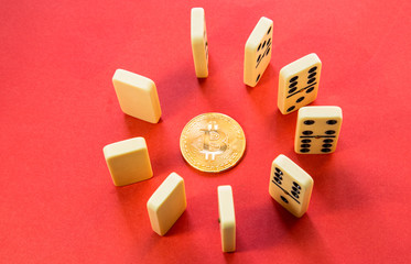 Domino effect shot