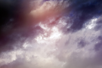 Fototapeta premium Sky background with clouds . Sky with clouds