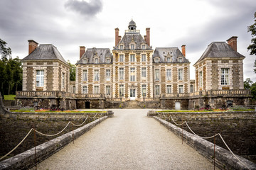 Fototapeta na wymiar Chateau de Balleroy Normandy, France