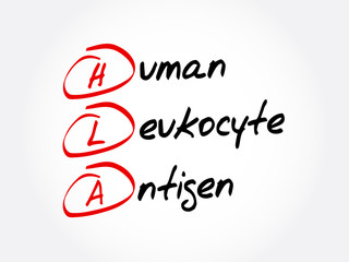 HLA - Human Leukocyte Antigen acronym, concept background