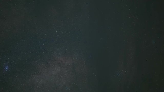 Milky Way Close-up with Stars And Smoke from Wildfires over the Oregon High Desert in the Great Basin