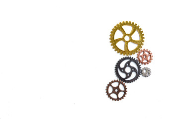 gears isolated on white background