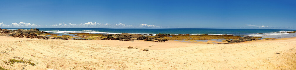 Itapua beach - Panoramic photo of Itapua beach, Salvador, Bahia, Brazil