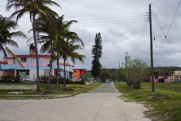 Fototapeta na wymiar in den Straßen von Guanabo, Playa del Este, Havanna auf Kuba | Karibik