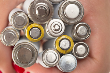 Batteries in hand