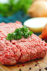 Raw minced meat