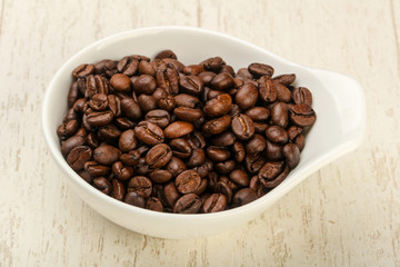 Roasted coffee beans