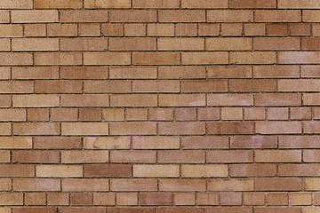 Old brown brick wall background texture