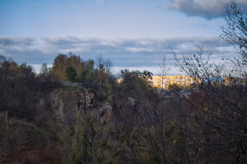 beautiful sun rising sky with asphalt highways road in rural scene
