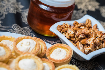 Sweet honey and walnuts