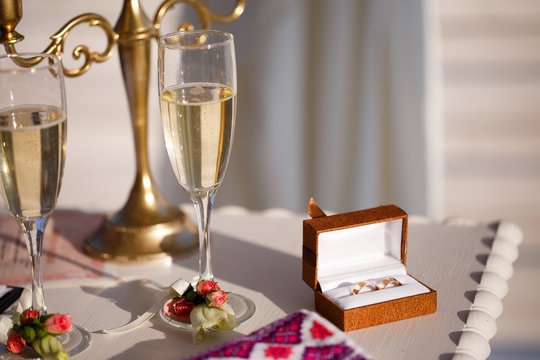 bokal? champagne for the wedding ceremony