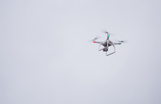 drone flying in the sky