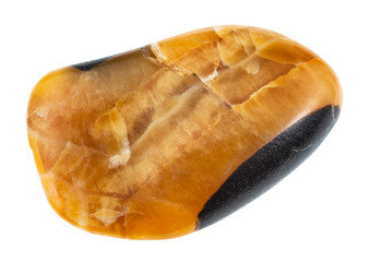 pebble of Simbircite (Yellow Calcite) gemstone