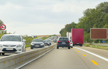 highway scenery in Southern Germany