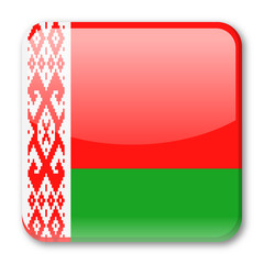 Belarus Flag Vector Square Icon