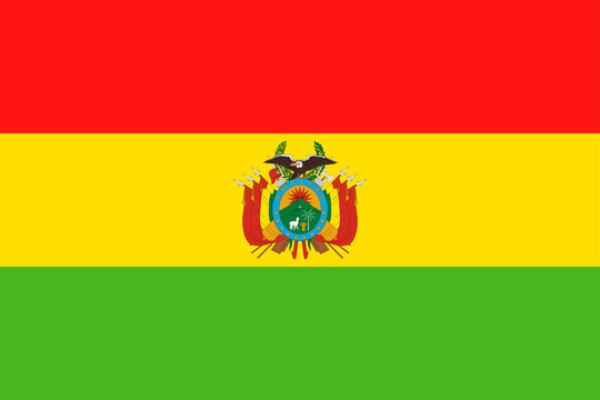 Bolivia Flag Vector Flat Icon