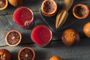 Raw Fresh Squeezed Blood Orange Juice