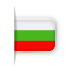 Bulgaria Flag Vector Bookmark Icon