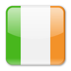 Ireland Flag Vector Square Icon