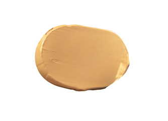 Makeup foundation blur cream white isolated background