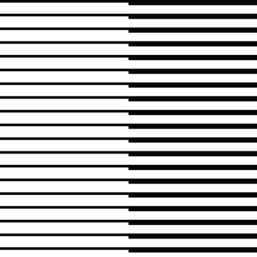 thick and thin parallel lines in a row