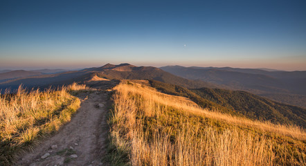 Beautiful mountains in Poland - Bieszczady © panifuzja