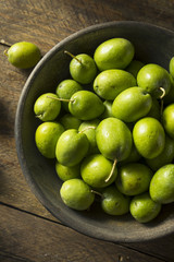 Raw Green Organic Fresh Olives