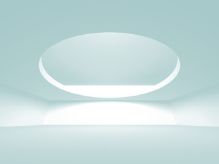 Abstract Modern White Architecture Background