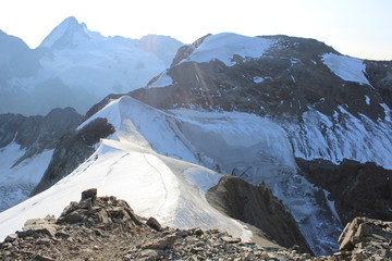Mont Brûlé et Dent d'Hérens