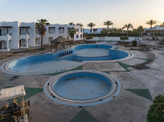 Abandoned hotel in Egypt