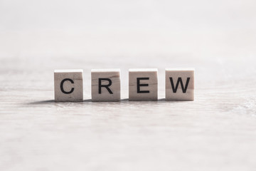 business conceptual word of wooden elements with letters