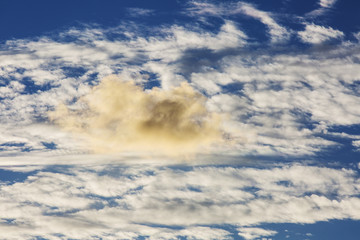 Sky background with clouds . Sky with clouds