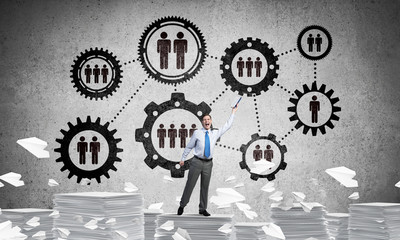 Study hard to become successful businessman.