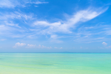 Amazing view  from the beautiful beach at Phi Phi island. Location: Phi Phi island, Krabi, Thailand, Andaman Sea. Artistic picture. Beauty world.