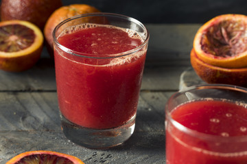 Raw Fresh Squeezed Blood Orange Juice