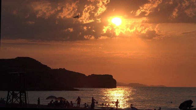 Sunset from Heraklion Crete