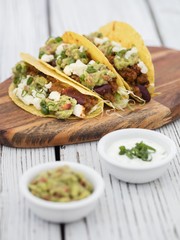 minced beef tacos