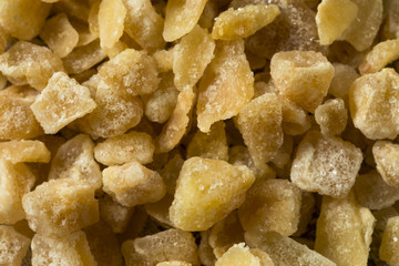 Sweet Organic Crystallized Ginger Candy