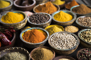 Colorful spices 