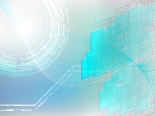 abstract vector light blue hi-tech background