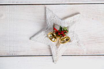 Christmas concept with winter decorations