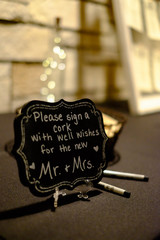 wedding guest sign