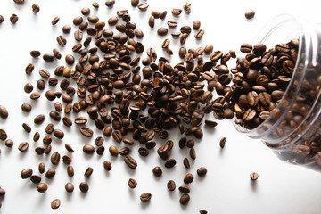 Coffee beans as wallpaper