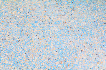 Polished stone floor old texture or rock marble and Blue cement background with copy space add text