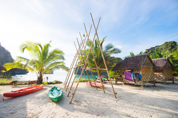 Beautiful Horse Shoe Island in Myanmar