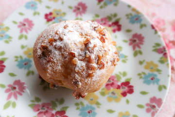 choux cream or eclair