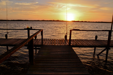 Obraz premium Muelle del Parana